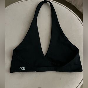 CSB Women's Elegant Black Halter Bralette
